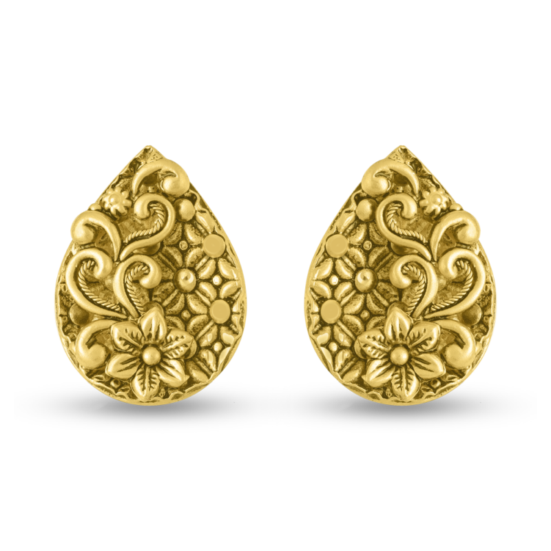 مسمار ذهبي على شكل كمثرى عيار 22 قيراط مسمار ذهبي على شكل كمثرى عيار 22 قيراط