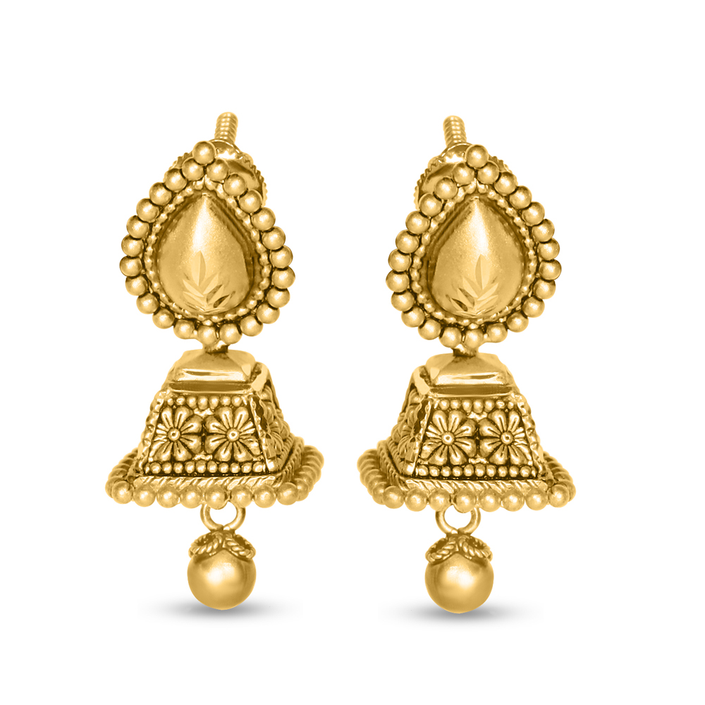22ct Gold Jumkha Earring 22ct Gold Jumkha Earring