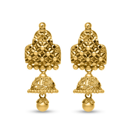 Stunning 22ct Gold Jumkha Earring Stunning 22ct Gold Jumkha Earring