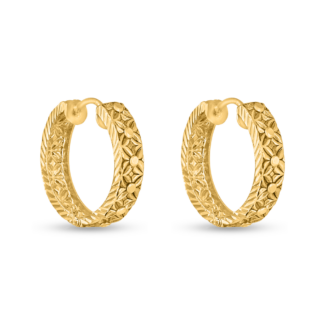 22ct Gold Armari Hoops