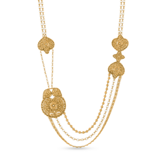 Rosettes Collection 22ct Gold Rani Haar With Pearl Rosettes Collection 22ct Gold Rani Haar With Pearl