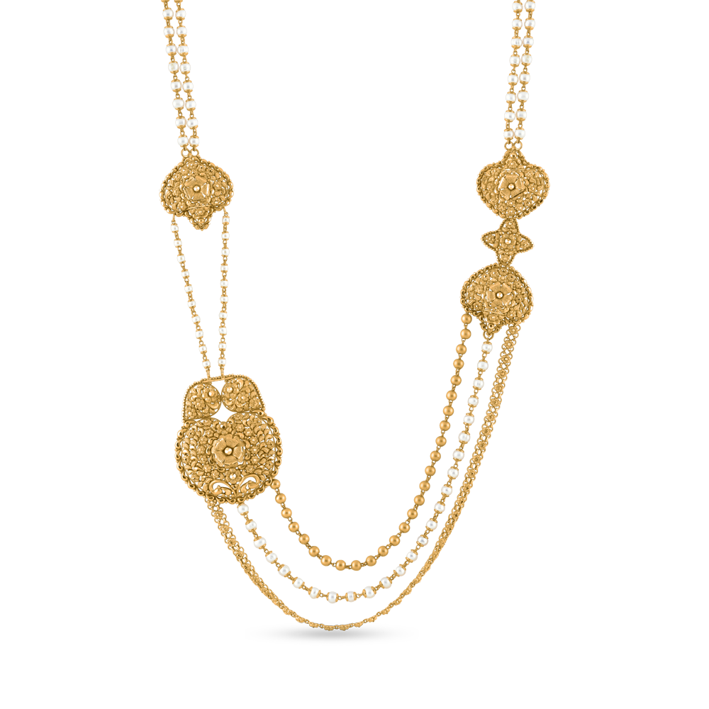 Rozet Koleksiyonu 22 Ayar Altın İncili Rani Haar Rozet Koleksiyonu 22 Ayar Altın İncili Rani Haar