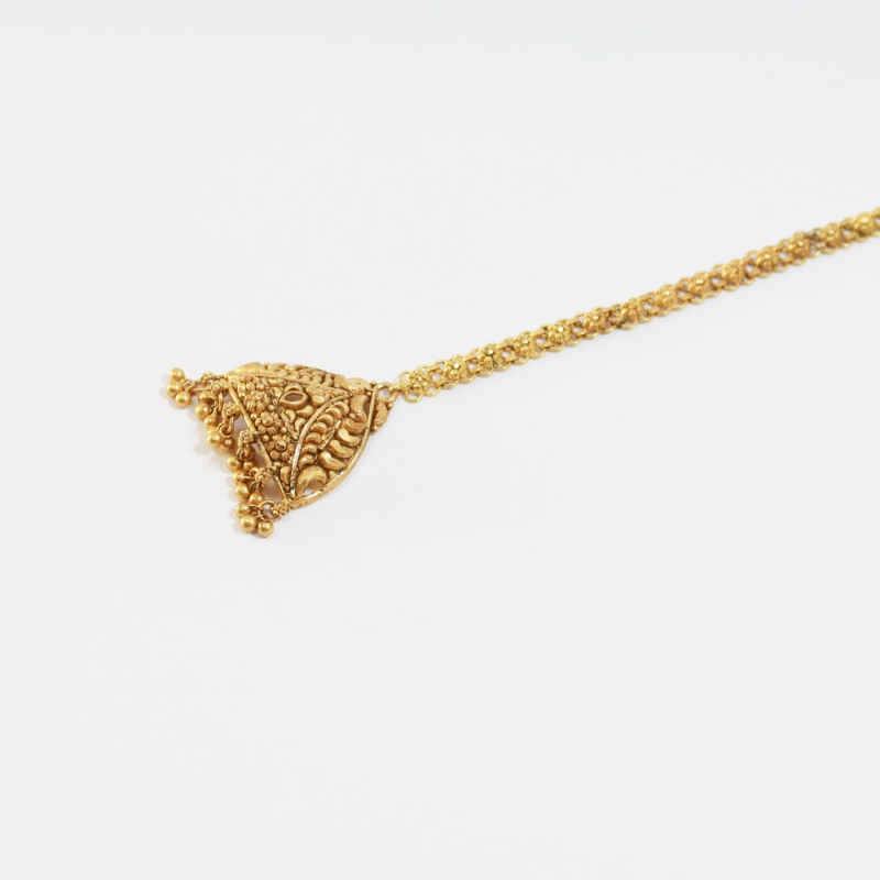 Rozet 22 Ayar Altın Gelin Tikkası | 5 İnç Rozet 22 Ayar Altın Gelin Tikkası | 5 İnç