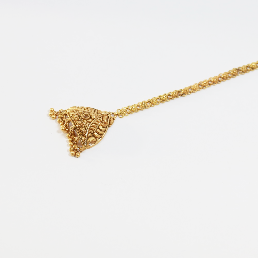 Rozet 22 Ayar Altın Gelin Tikkası | 5 İnç Rozet 22 Ayar Altın Gelin Tikkası | 5 İnç