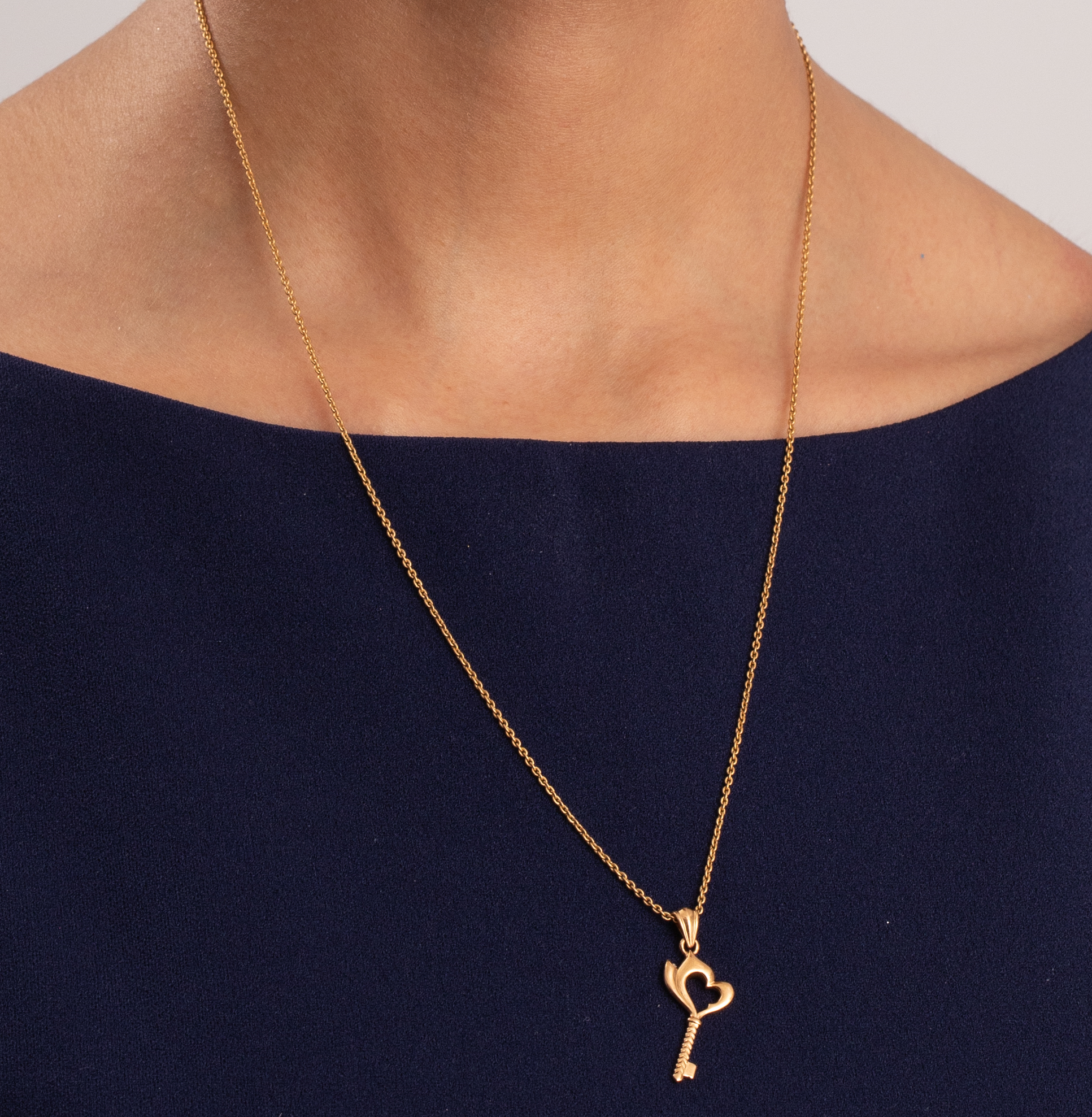 22 Ayar Gündoğumu Altın Kalp Anahtar Kolye | Fine Jewellery 22 Ayar Gündoğumu Altın Kalp Anahtar Kolye | Fine Jewellery