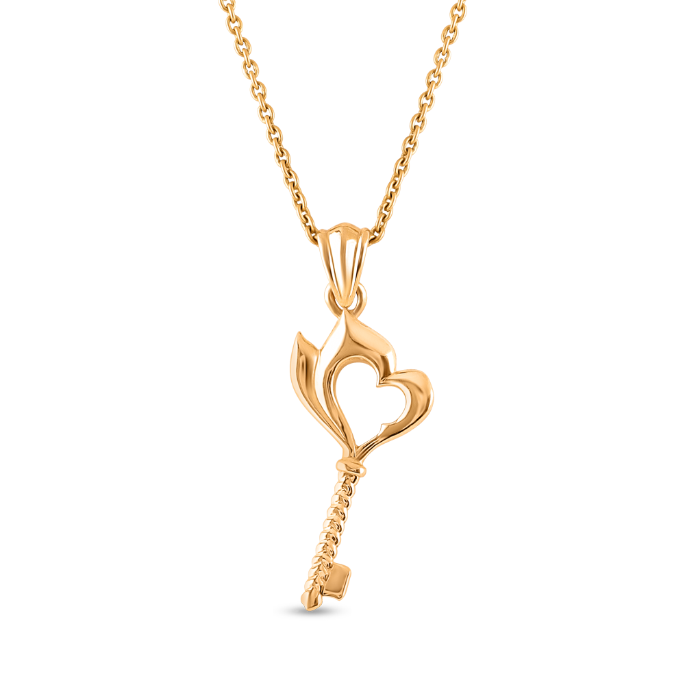 22 Ayar Gündoğumu Altın Kalp Anahtar Kolye | Fine Jewellery 22 Ayar Gündoğumu Altın Kalp Anahtar Kolye | Fine Jewellery