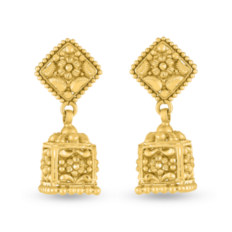 Antique - Styled Gold Earring Antique - Styled Gold Earring