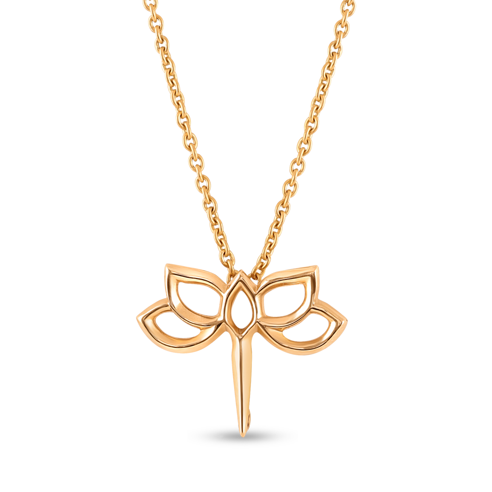 22 Ayar Gündoğumu Altın Drangonfly Motifli Kolye 22 Ayar Gündoğumu Altın Drangonfly Motifli Kolye