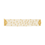 22ct Sunrise Gold Rosette Wasserfall Armband | 6,5 Zoll