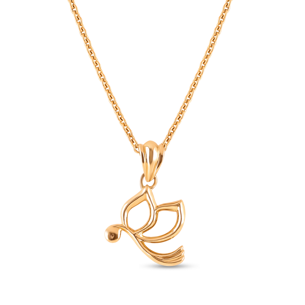 22 Ayar Gündoğumu Altın Uçan Kuş Kolye 22 Ayar Gündoğumu Altın Uçan Kuş Kolye