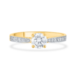 22ct Gold CZ Ring | Größe K