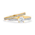 22ct Gold CZ Ring | Größe K