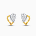 22 Ayar Altın CZ Taşlı Saplama Küpe 22 Ayar Altın CZ Taşlı Saplama Küpe