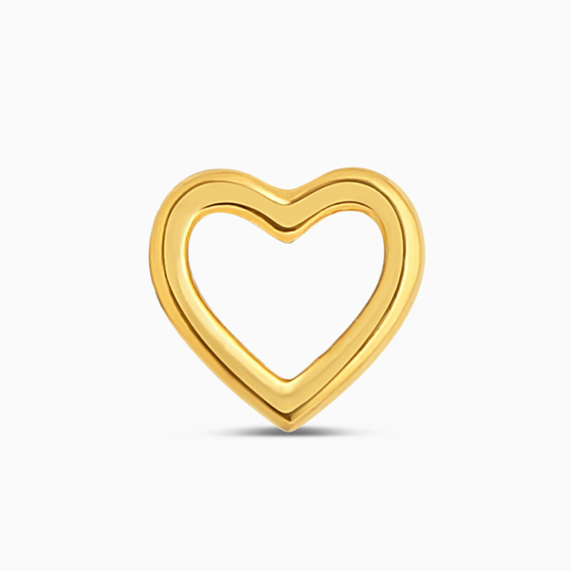 Ohrstecker mit offenem Herz