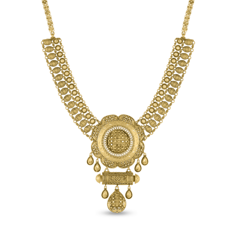 22 Ayar Altın Antik Stil Gelin Kolyesi 22 Ayar Altın Antik Stil Gelin Kolyesi