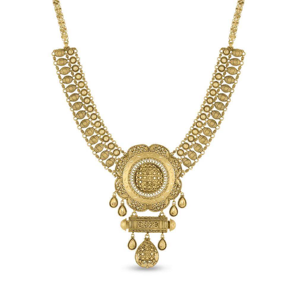 22 Ayar Altın Antik Stil Gelin Kolyesi 22 Ayar Altın Antik Stil Gelin Kolyesi