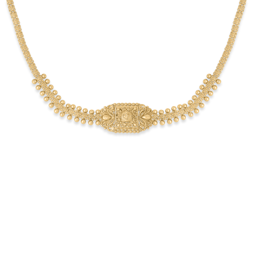 Çarpıcı 22 Ayar Altın Kolye | 14 İnç Çarpıcı 22 Ayar Altın Kolye | 14 İnç