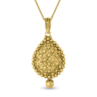 22ct Gold Antique Matte Finish Pendant | Armari Collection 22ct Gold Antique Matte Finish Pendant | Armari Collection