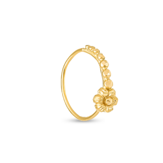 22ct Sunrise Gold Nose Ring | Rosette Collection 22ct Sunrise Gold Nose Ring | Rosette Collection