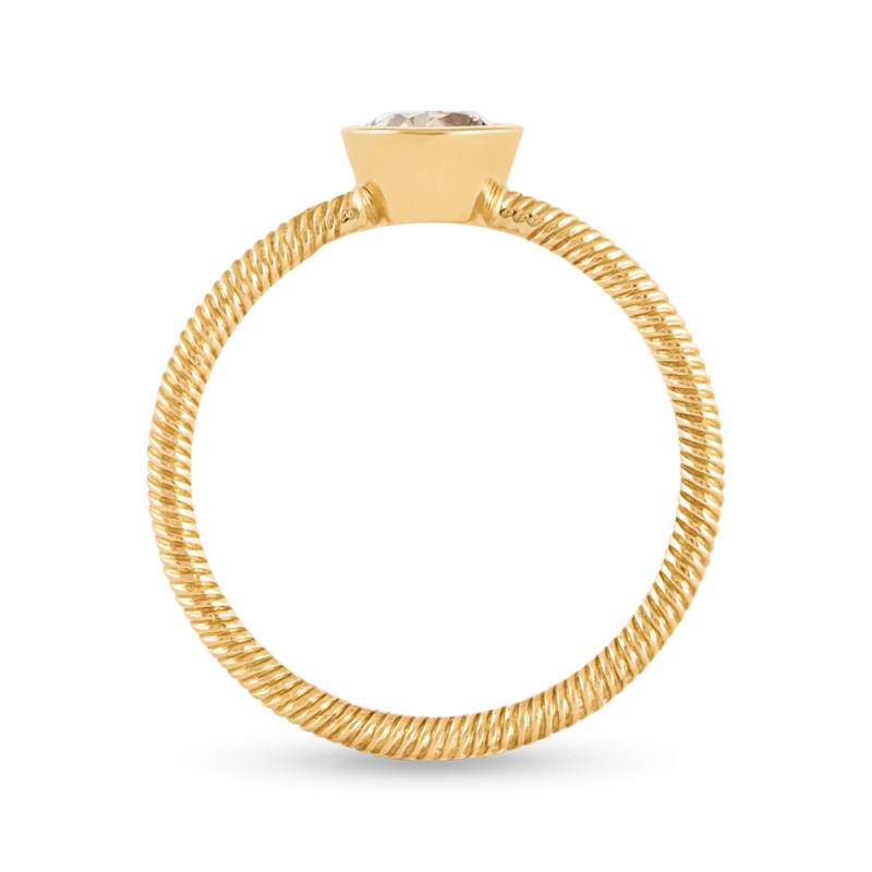 Solo Kahverengi Pırlanta Yüzük Solo Kahverengi Pırlanta Yüzük