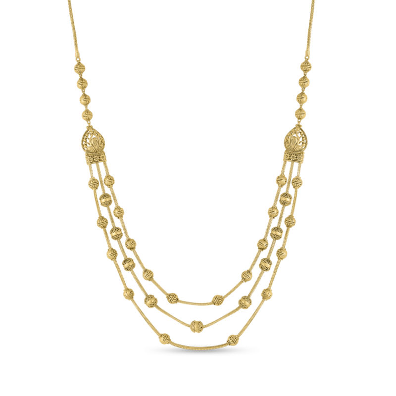 سلسال مالا من الذهب عيار 22 قيراط من مجموعة أرماري كوليكشن مالا سلسال مالا من الذهب عيار 22 قيراط من مجموعة أرماري كوليكشن مالا