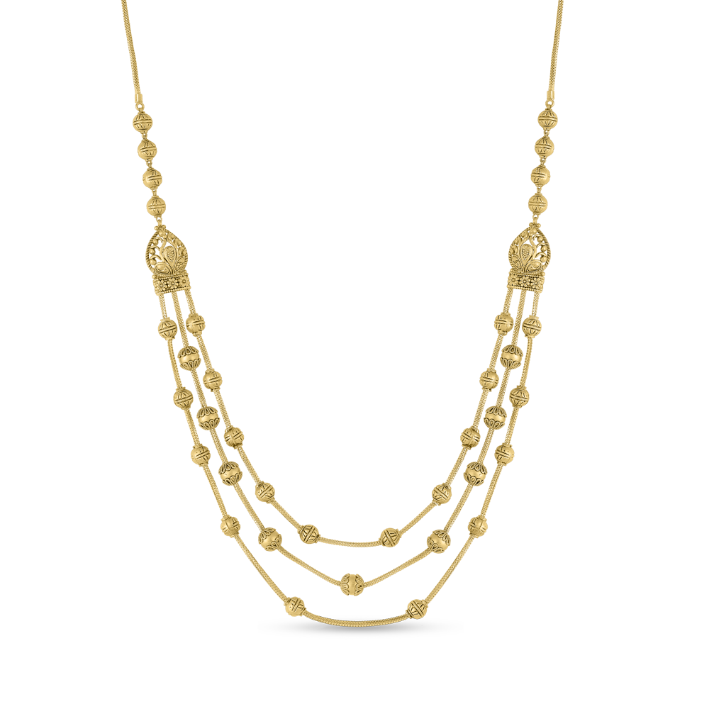 سلسال مالا من الذهب عيار 22 قيراط من مجموعة أرماري كوليكشن مالا سلسال مالا من الذهب عيار 22 قيراط من مجموعة أرماري كوليكشن مالا