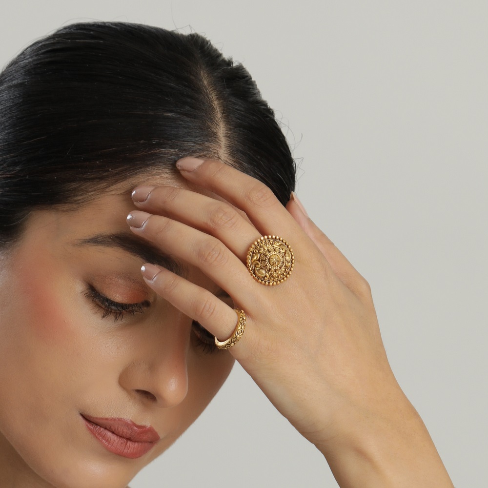 Armari Koleksiyonu 22 Ayar Altın Kokteyl Yüzük | Ayarlanabilir Boyut Armari Koleksiyonu 22 Ayar Altın Kokteyl Yüzük | Ayarlanabilir Boyut