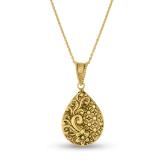 22ct Gold Pear Drop Shaped Pendant | Armari Collection 22ct Gold Pear Drop Shaped Pendant | Armari Collection