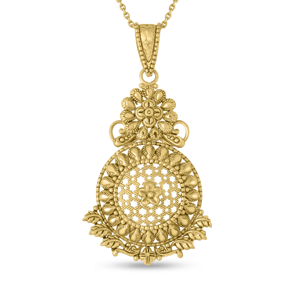 قلادة ذهبية عيار 22 قيراط من الذهب العتيق | مجموعة أرماري قلادة ذهبية عيار 22 قيراط من الذهب العتيق | مجموعة أرماري