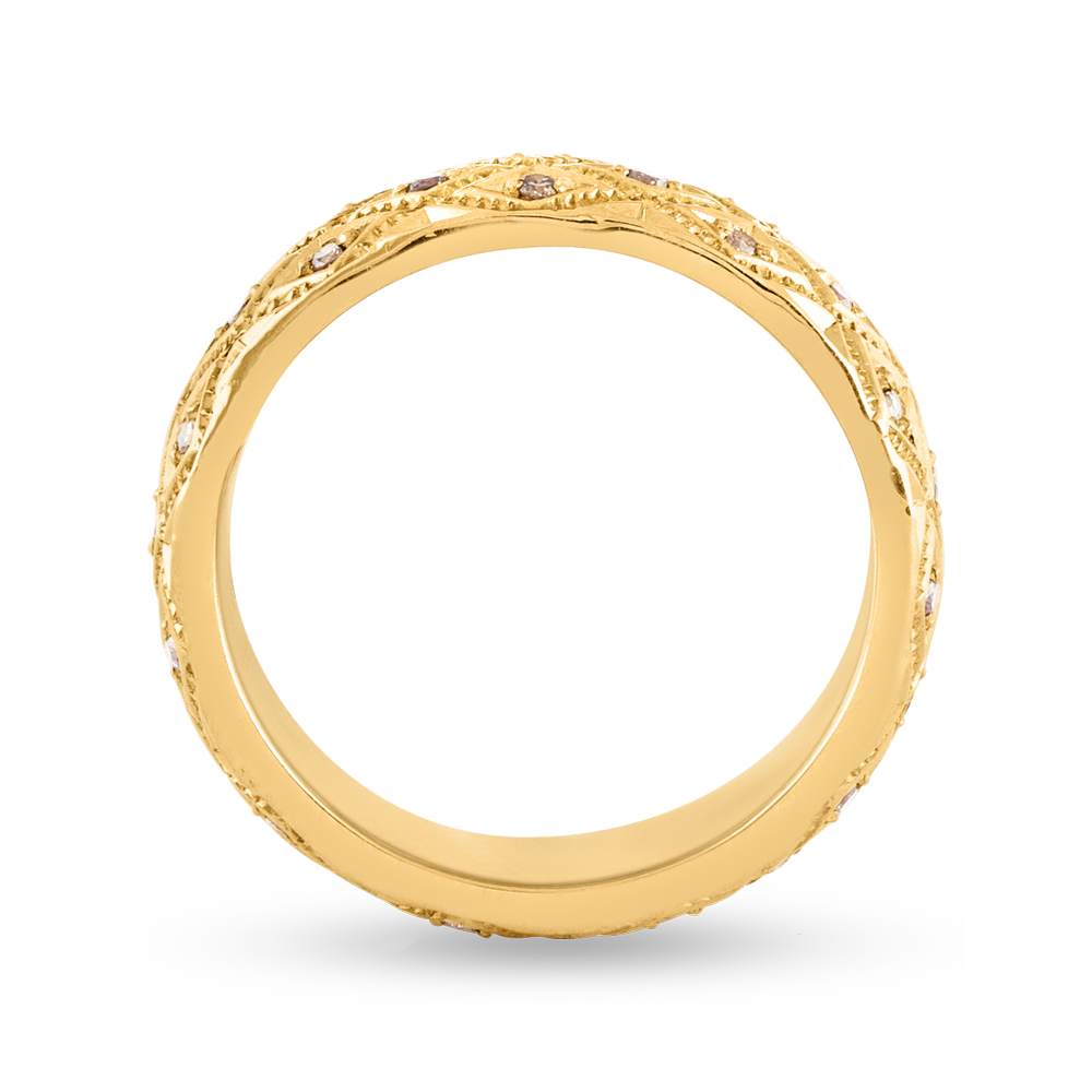 سوار من الذهب عيار 22 قيراط مع ألماس | مقاس M سوار من الذهب عيار 22 قيراط مع ألماس | مقاس M