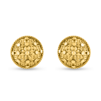 22ct Gold Armari Stud Earring | 18mm 22ct Gold Armari Stud Earring | 18mm