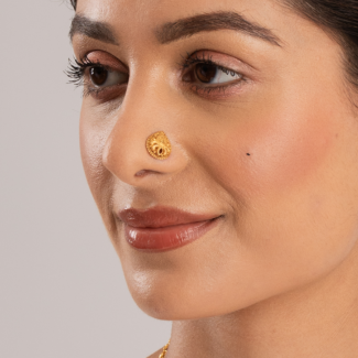 Bridal Nose Pin 22ct Gold | Rosette Collection Bridal Nose Pin 22ct Gold | Rosette Collection
