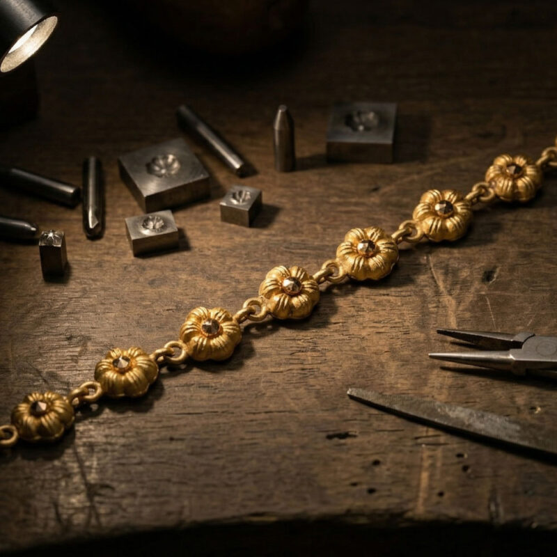 22ct Gold Bracelet for Her | 7 Inches