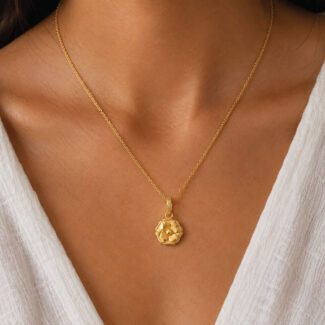 22ct Sunrise Gold Pendant | 10mm 22ct Sunrise Gold Pendant | 10mm