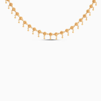 22ct Sunrise Gold Rosette Collection Anklet  | 10.5 Inches