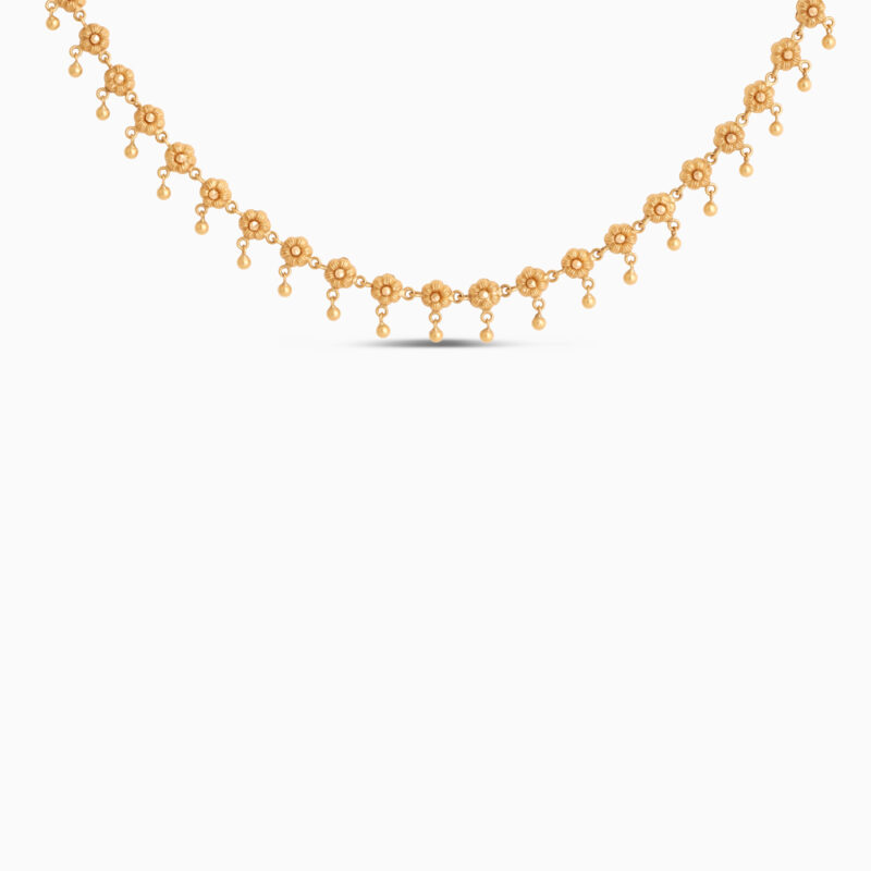 خلخال من الذهب عيار 22 قيراط من مجموعة صن رايز الذهبية | 10.5 بوصة خلخال من الذهب عيار 22 قيراط من مجموعة صن رايز الذهبية | 10.5 بوصة