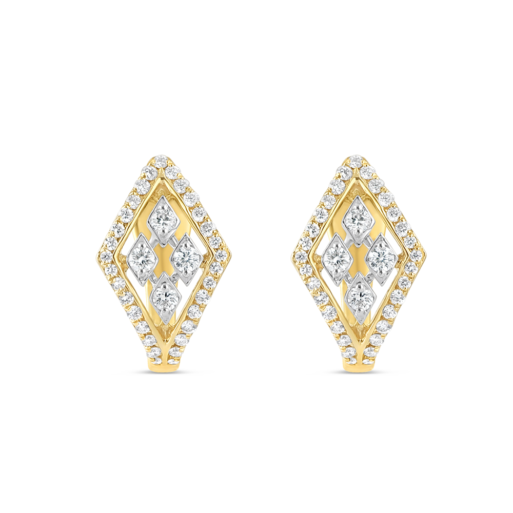 Geometrik Pırlanta Halka Çıtçıtlar Geometrik Pırlanta Halka Çıtçıtlar