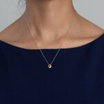 18 Ayar Beyaz Altın Topaz Kolye Ucu 18 Ayar Beyaz Altın Topaz Kolye Ucu