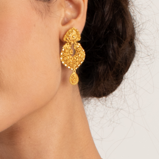 22ct Gold Chand Bali