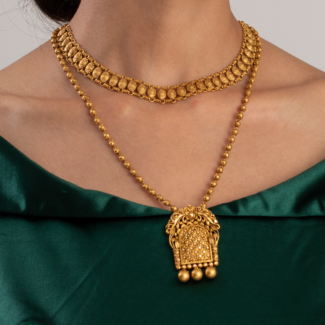 Antique Style 22ct Gold Pendant Necklace | 20.5 Inches Antique Style 22ct Gold Pendant Necklace | 20.5 Inches