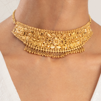 Rosettes Collection 22ct Sunrise Gold Necklace Rosettes Collection 22ct Sunrise Gold Necklace