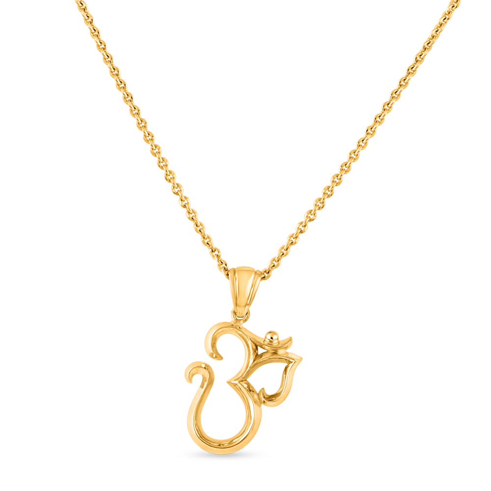قلادة أوم ذهبية قلادة أوم ذهبية