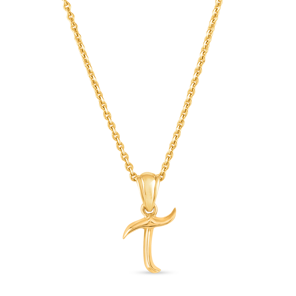 قلادة حرف T الأولي | مجموعة فينياسا قلادة حرف T الأولي | مجموعة فينياسا