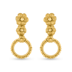 22ct Sunrise Gold Rosette Tropfenohrring 22ct Sunrise Gold Rosette Tropfenohrring