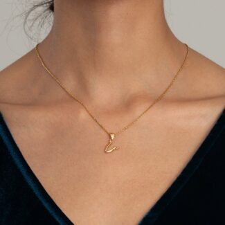Initial V Pendant | Vinyasa Collection