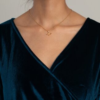 Initial N Sunrise Gold Pendant Initial N Sunrise Gold Pendant