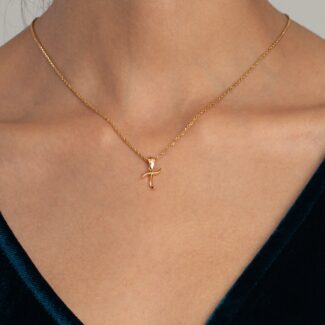 Initial T Pendant | Vinyasa Collection