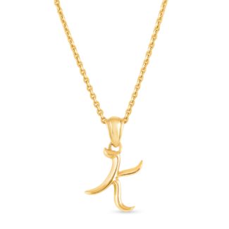 22ct Sunrise Gold Initial K Pendant | Vinyasa Collection 22ct Sunrise Gold Initial K Pendant | Vinyasa Collection