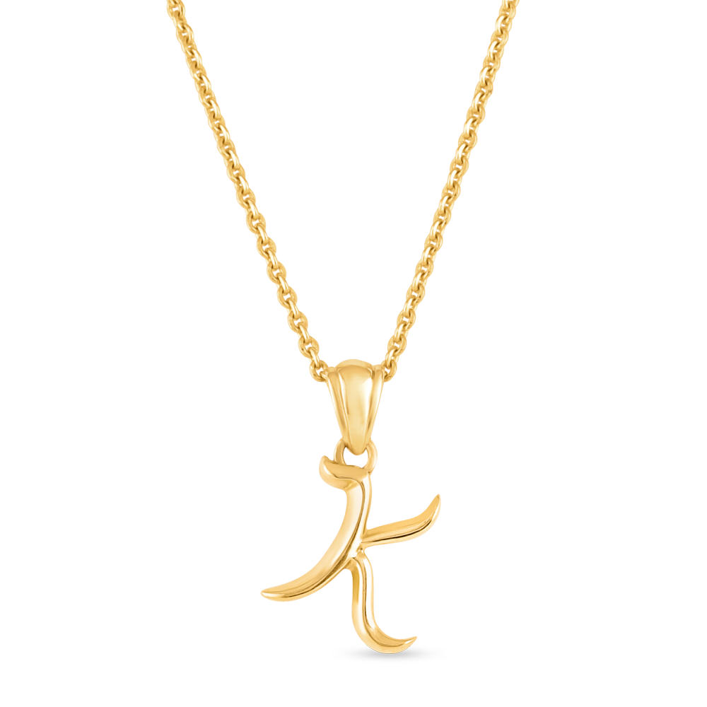 22 Ayar Gündoğumu Altın Baş Harfi K Kolye | Vinyasa Koleksiyonu 22 Ayar Gündoğumu Altın Baş Harfi K Kolye | Vinyasa Koleksiyonu