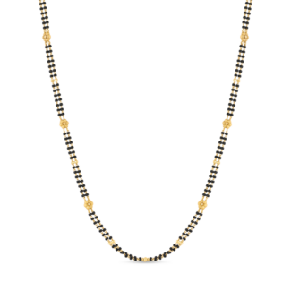 22ct Gold Double Line Mangalsutra | 25 Inches